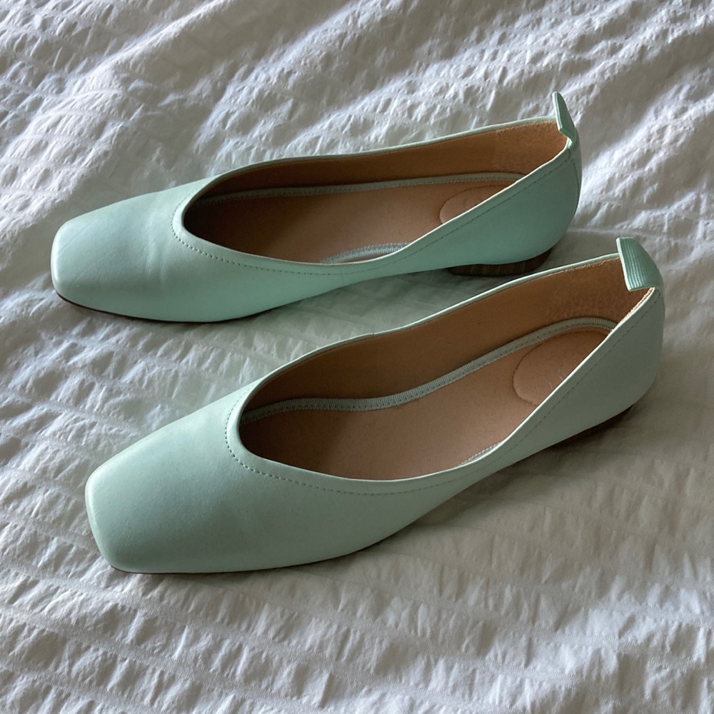 Franco Sarto leather ballet flats